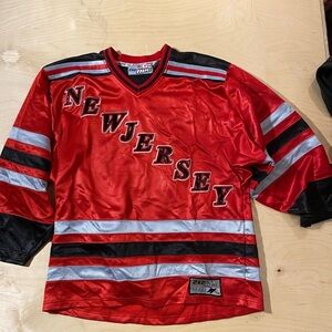 New Jersey Red Jersey #11 212 NYC Sport Generic Jersey Large (AL)